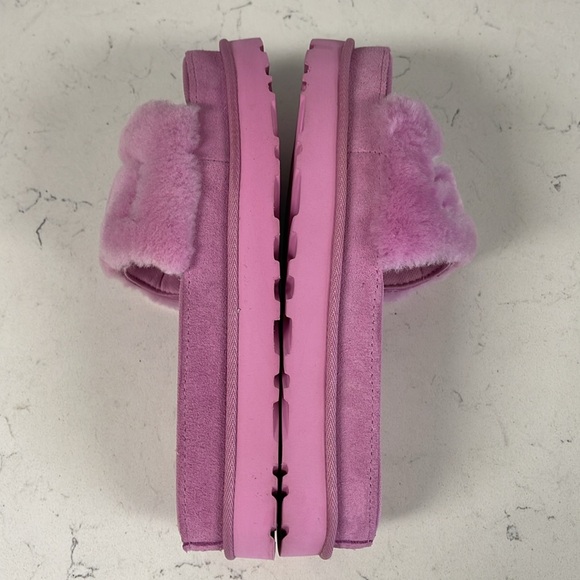 UGG Laton Fur Slide 111236 Wildflower Fluff Size 8 - Picture 7 of 16